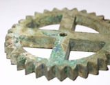 西安灞陵发现西汉时期铜齿轮，原来我们祖先使用齿轮...