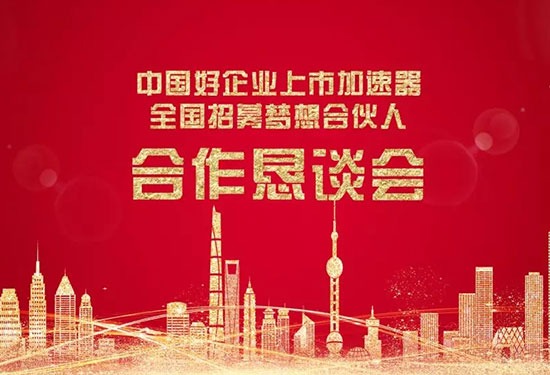 中國好企業上市加速器全國招募夢想合伙人合作懇談會