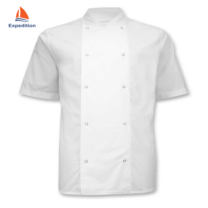 UN-002-Uniform for unisex, used at normal work, kitchen,etc in spring, summer, autumn.