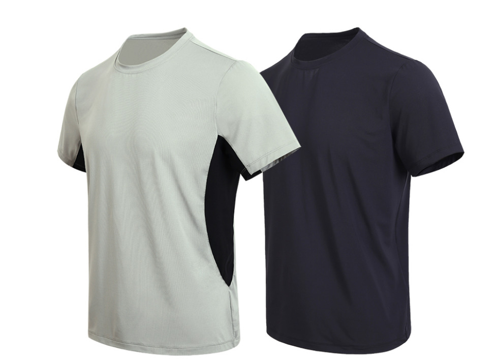 TS-005-T-shirt for men, mixed colors, used for outing, normal working, doing exercise, jogging,etc in spring, autumn.