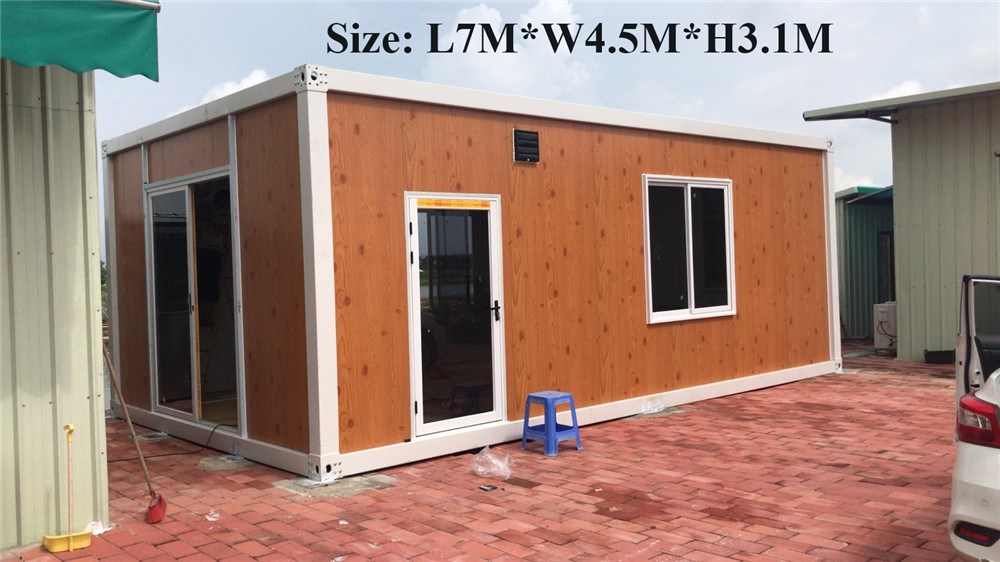 Custom prefab leisure container house China low cost prefabricated container house with toilet