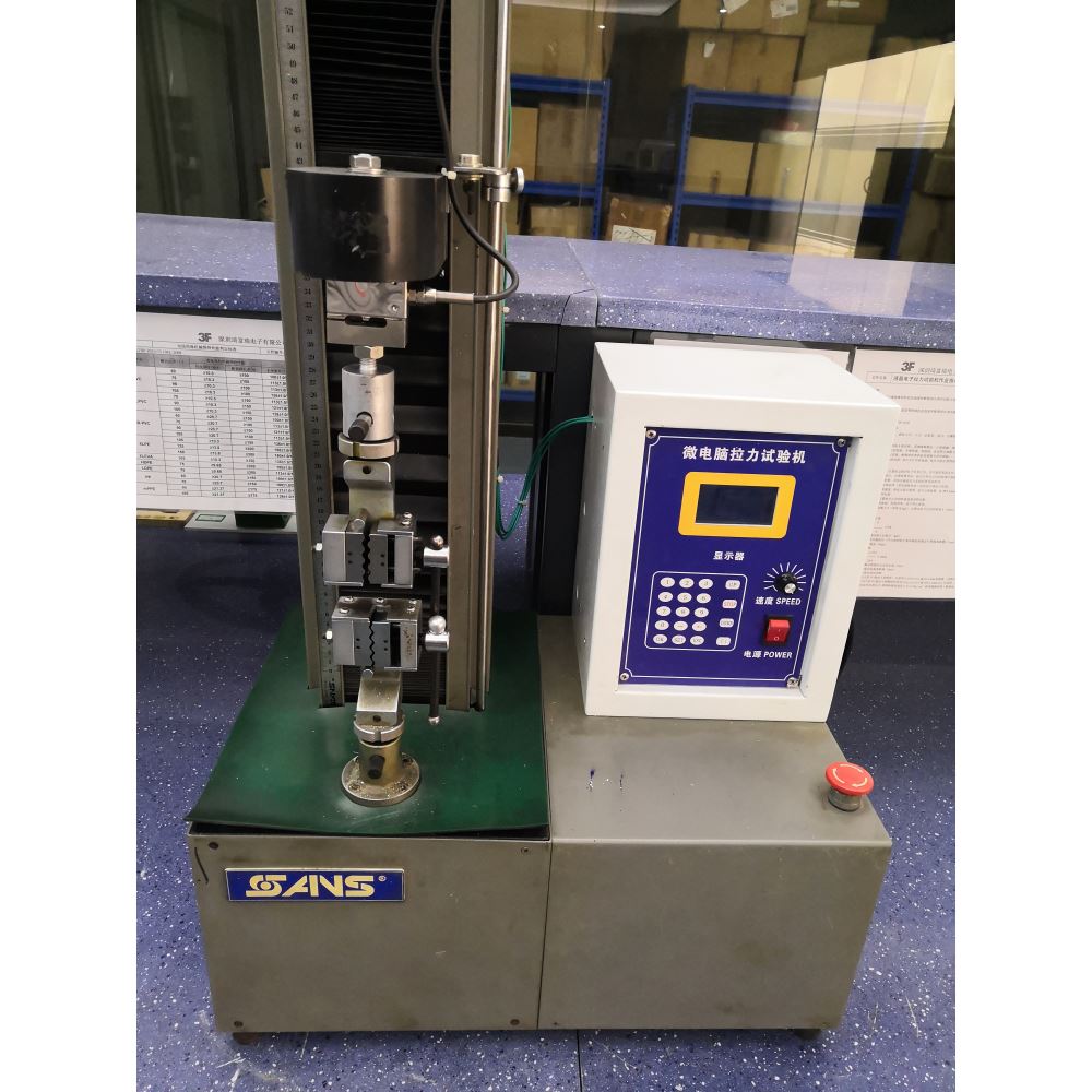 It can be used for measuring the physical properties and adhesion of wire insulation before and after aging, and can test the tensile strength, elongation, tear, adhesive force, peeling force, shear force, adhesion force, connection force, etc. Using high-precision sensor, the sensor has the characteristics of high force measurement accuracy.