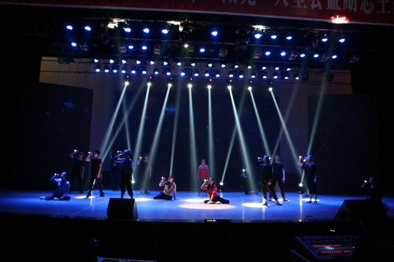 Stage light project in Hunan Changsha college
