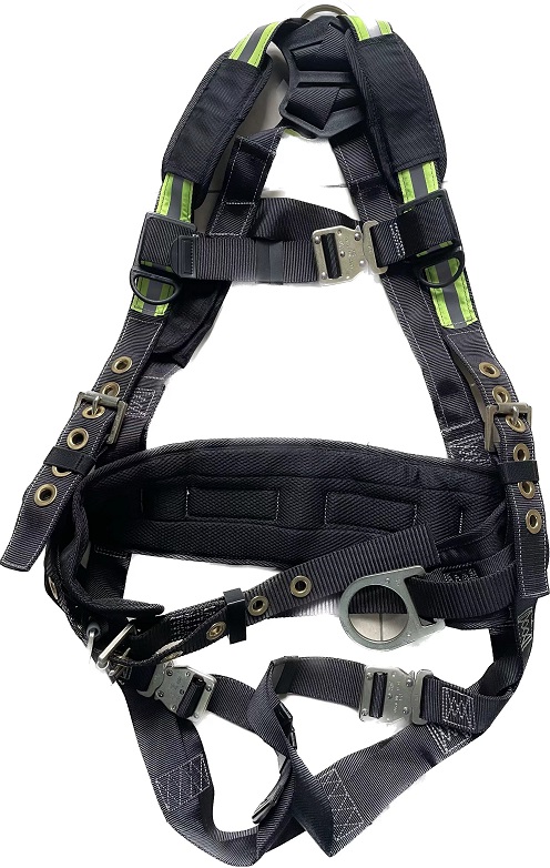 Industrial safety belt harness