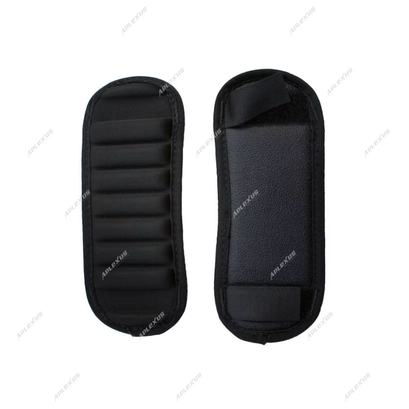 Fall protection seat belt shoulder pads