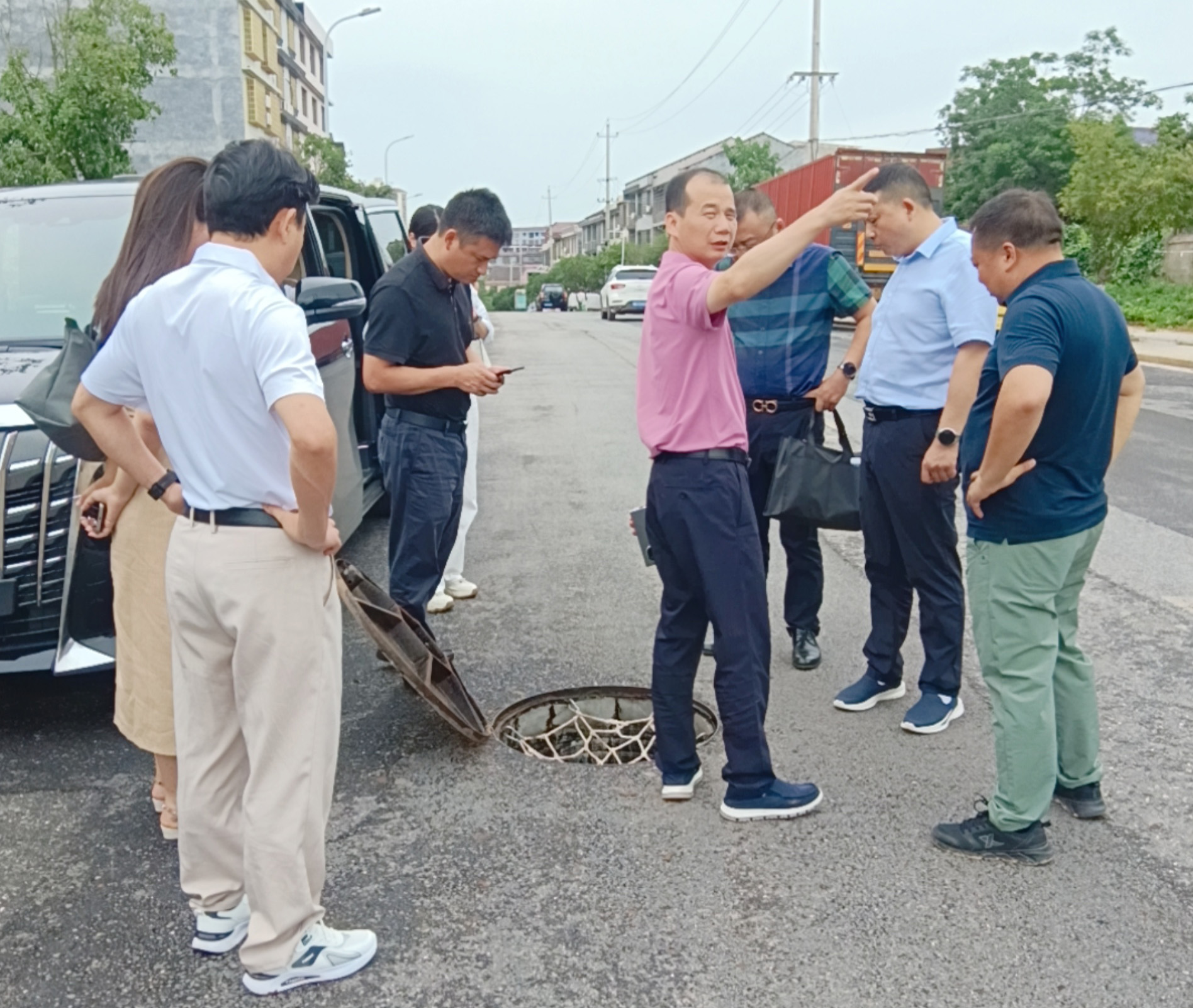 醴陵住建局领导对茶陵凤凰城项目进行现场实地考察