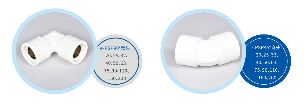 e-PSP钢塑复合压力管配件弯头