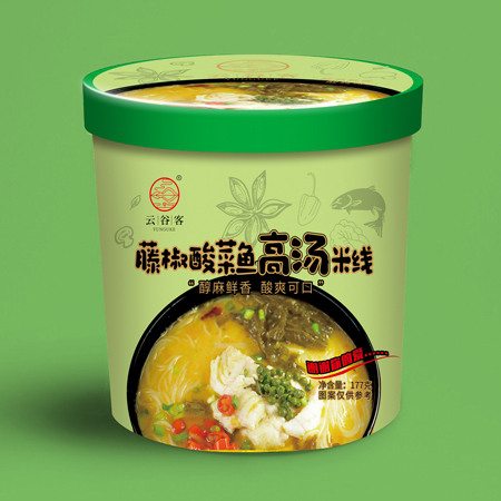 云谷客米线系列包装设计 专业食品包装设计