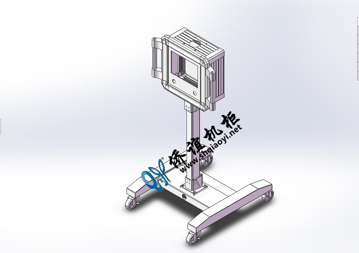 4460轻型机床悬臂箱移动支架