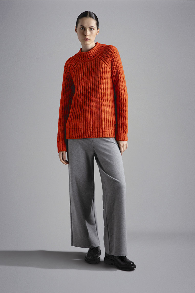 WOOL SWEATER RED ORANGE