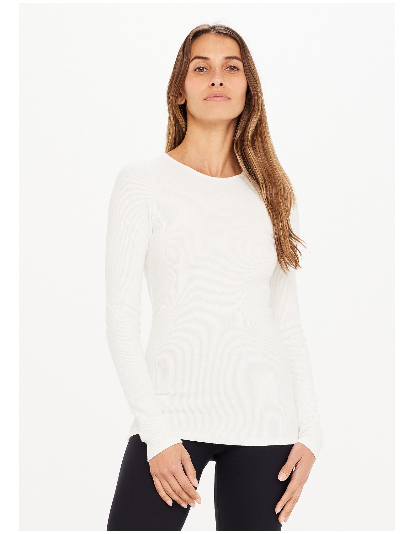 RIB CHRISSY LONG SLEEVE TOP