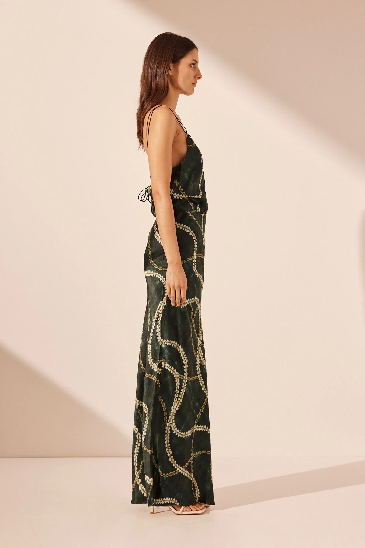 Noa Silk Bias Cut Maxi Skirt