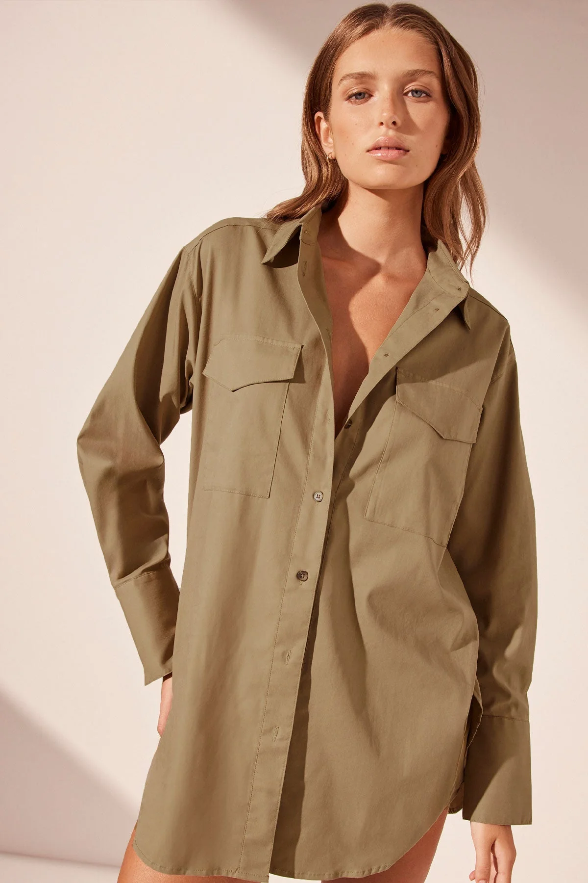 Sabato Oversized Patch Pocket Shirt