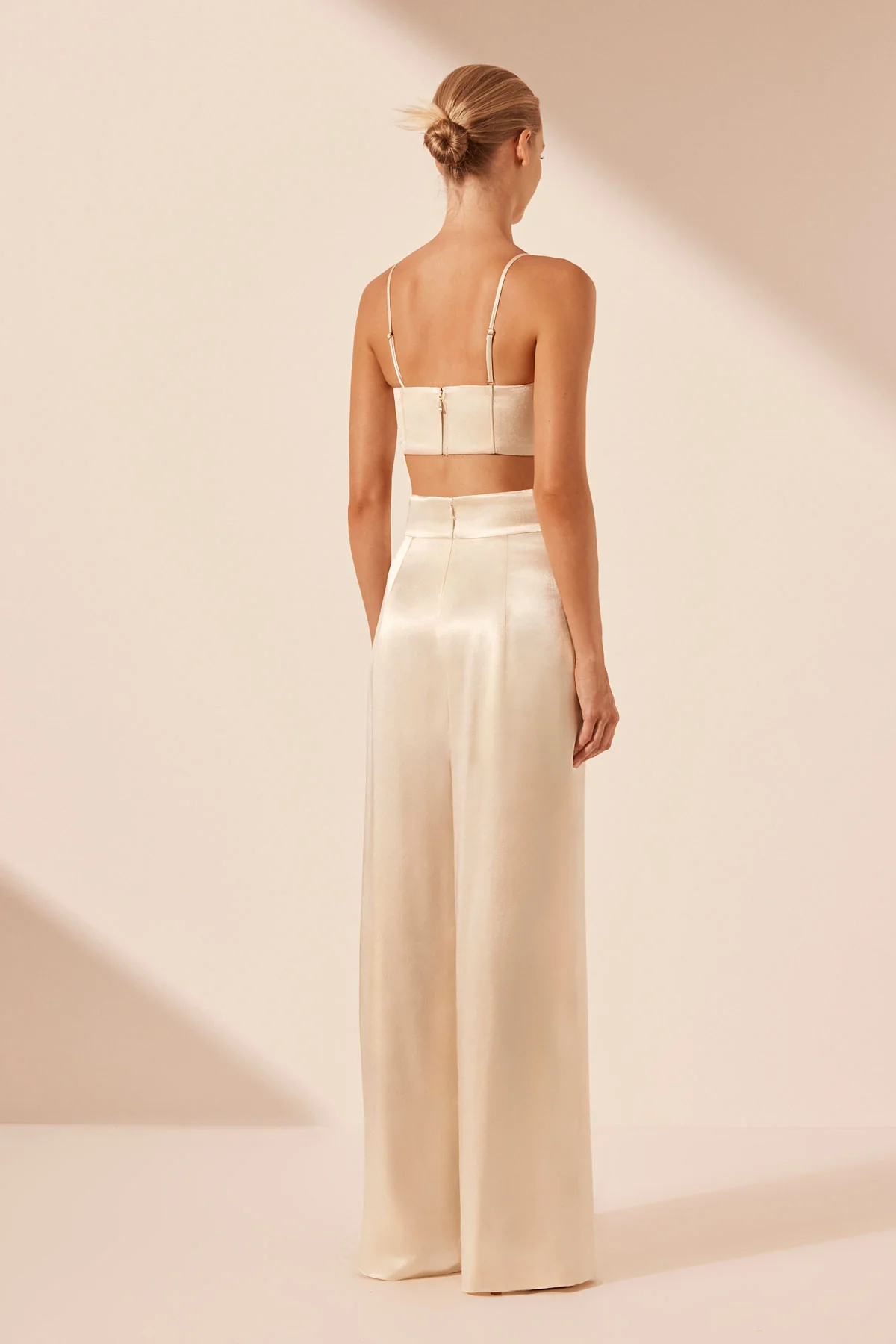 La Lune Tuxedo Trouser - Cream