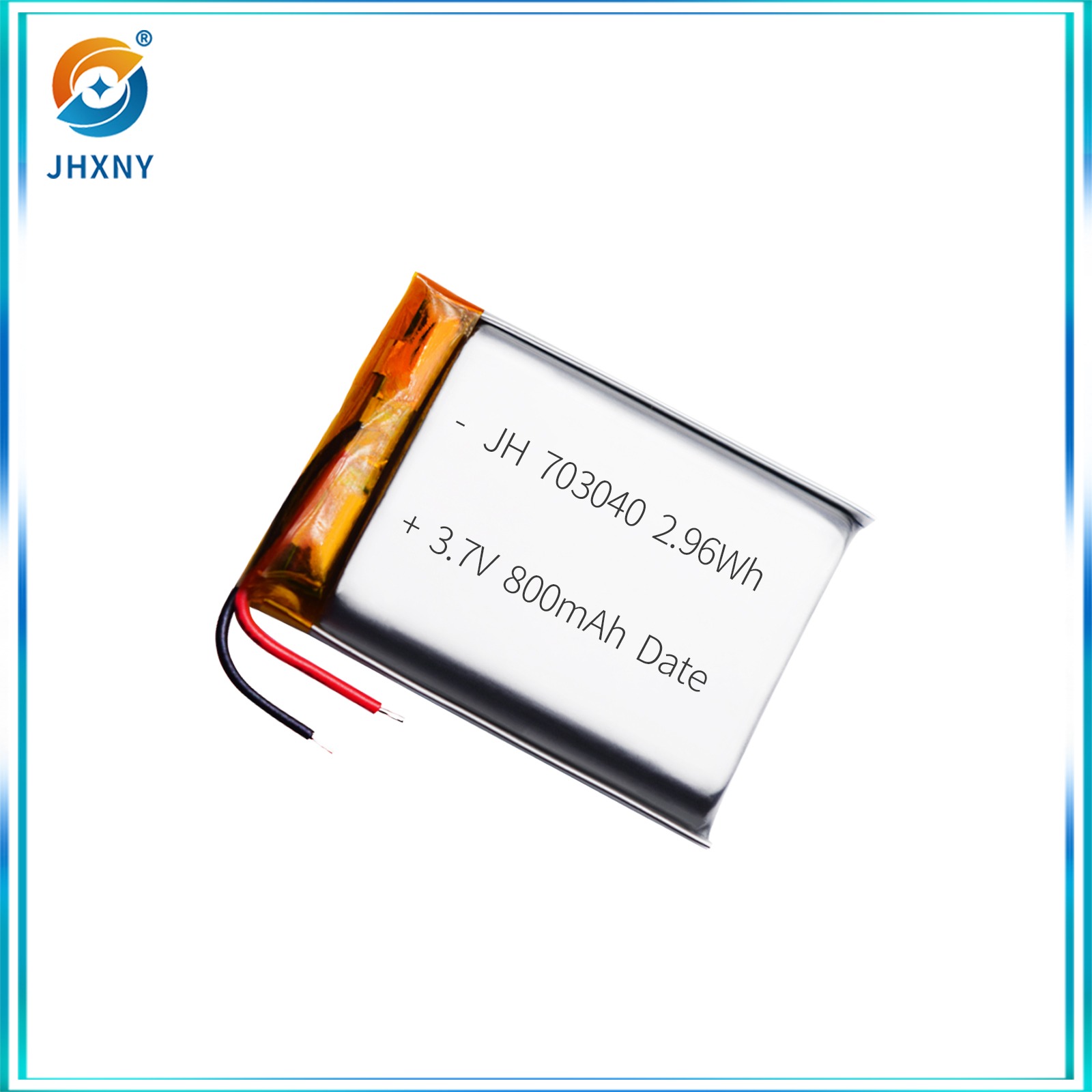 JH703040 3.7V800mAh polymer lithium battery Remote control Projector Instrument instrument loss-proof intercom Miner lamp lamp flashlight