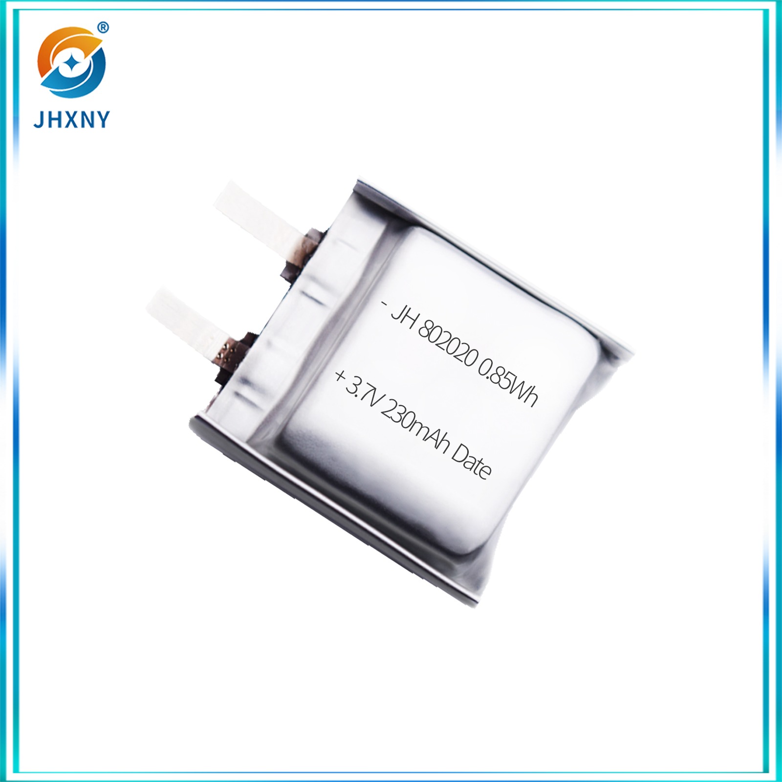 JH802020 3.7v230mah batterie au lithium polymère télécommande sans fil souris bluetooth petite lumière de nuit lampe ronde moustique tueur badge LED smart wear