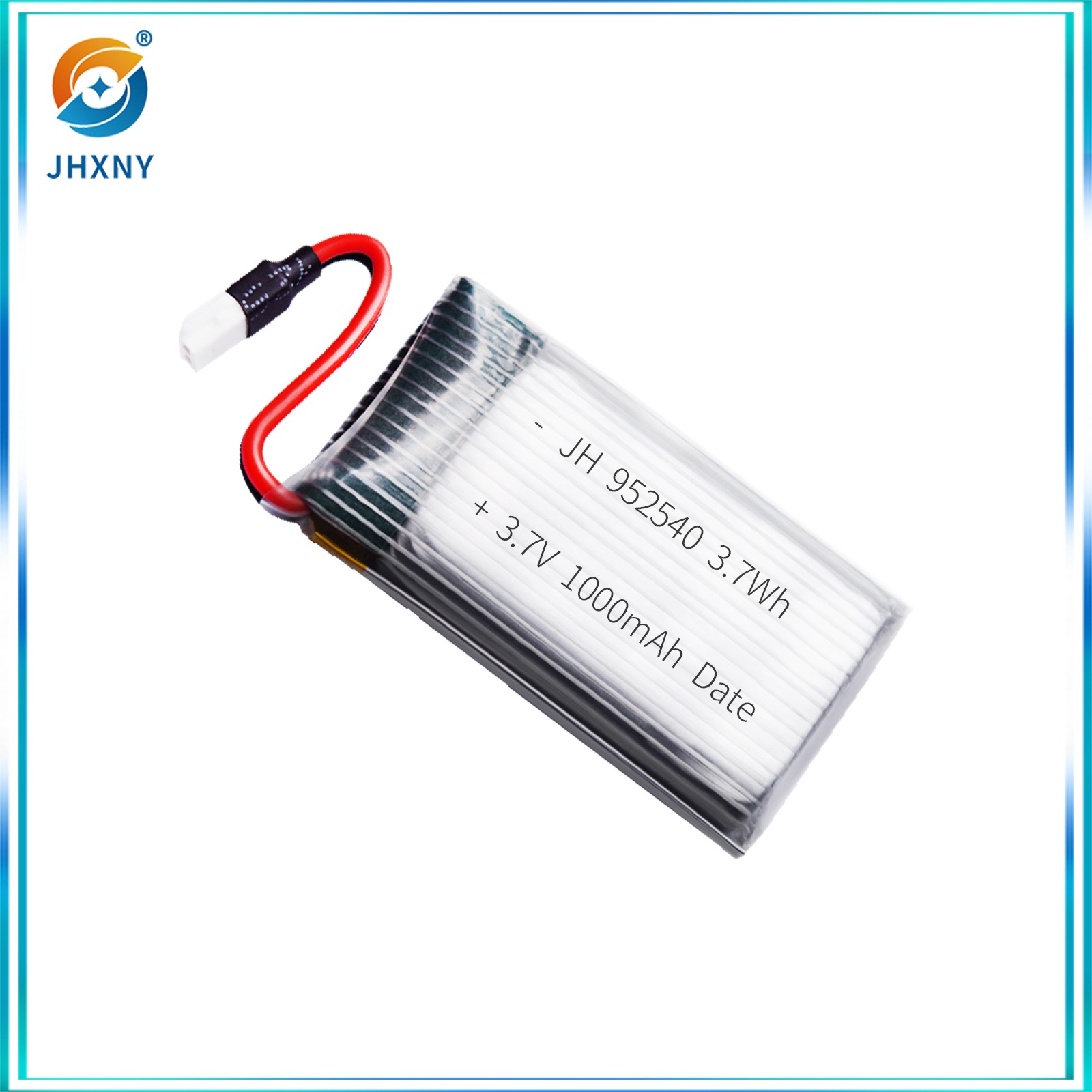JH952540 3.7V1000mAh polymer lithium battery through electromechanical tool helicopter fixed wing remote control water boat belt cutter Vacuum cleaner