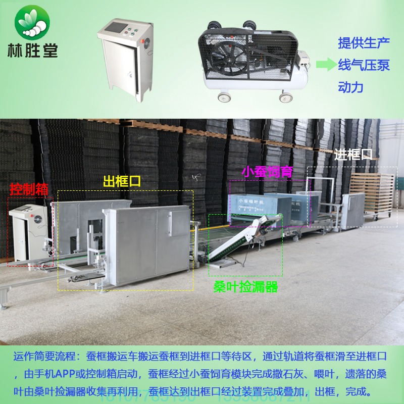 20F自动化养蚕生产线（小蚕）