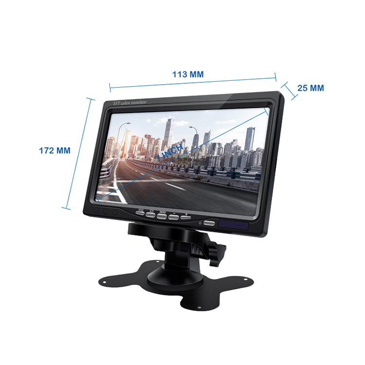 7 Inch Full Hd 1080P Car Headrest Monitor Touch Av Audio Hdmi Input Car Headrest Monitor