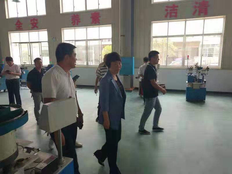 婁底市常務副市長張?；蹍⒂^安能電子