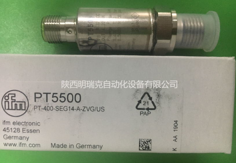德国易福门IFM压力传感器PT5502 现货销售