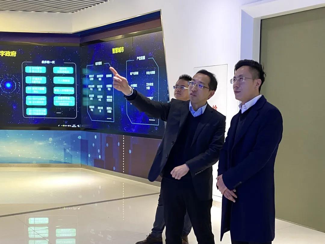 温州大学智能锁具研究院走访中国电信温州分公司2