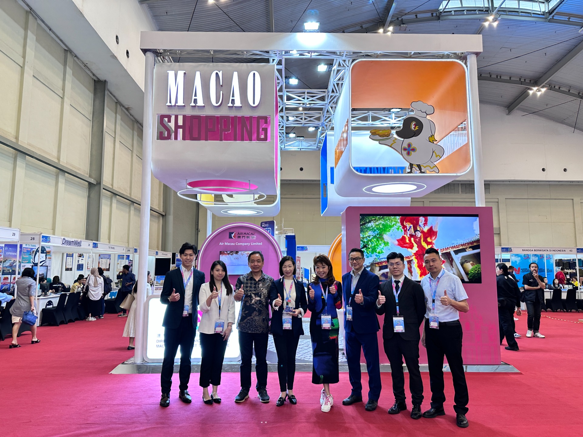 Feira Internacional de Turismo da Indonésia (ASTINDO Travel Fair)-Pavilhão de Macau