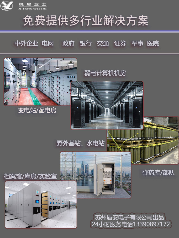 机房卫士AD-644W普通空调机房短信报警系统