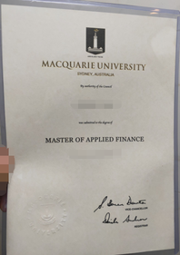 澳洲麦考瑞大学文凭样本图片购买