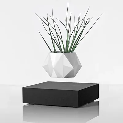 magnetic levitation flower pot