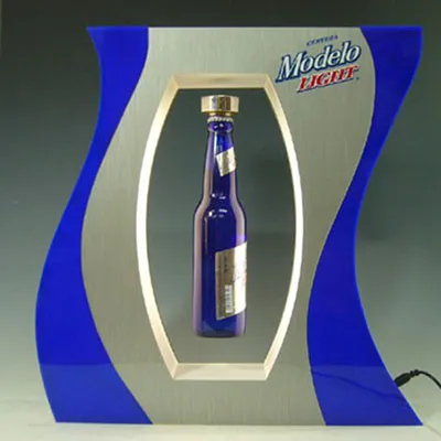 Levitation bottle display stand