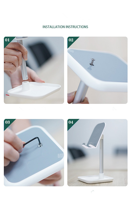 Mobile phone desktop stand