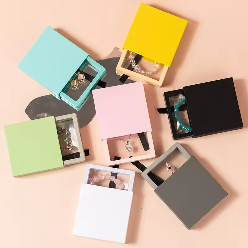 Drawer PE floating film jewelry box storage box (JB-14 15 16)