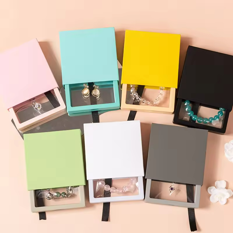 Drawer PE floating film jewelry box storage box (JB-14 15 16)