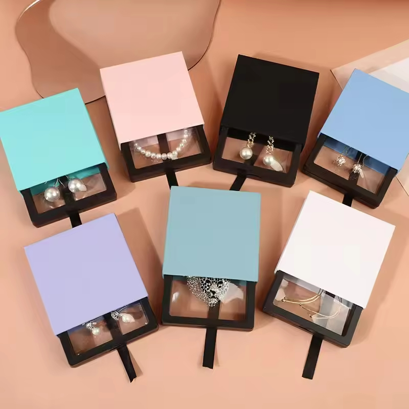 Drawer PE floating film jewelry box storage box (JB-14 15 16)