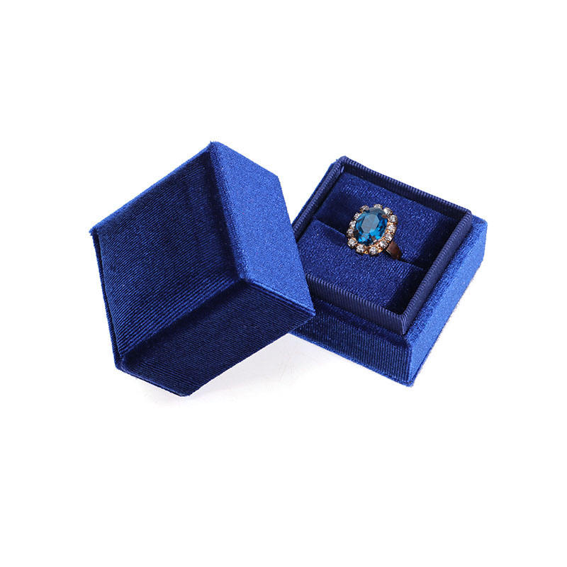 Right Angle Velvet Cloth Jewelry Box (model: JB-32)