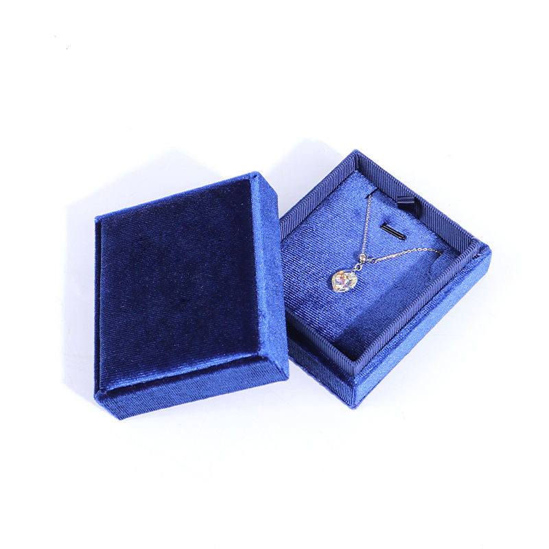 Right Angle Velvet Cloth Jewelry Box (model: JB-32)