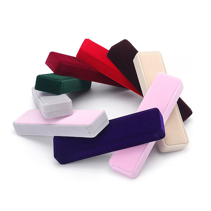 Round Angle Velvet Cloth Jewelry Box (model: JB-33)