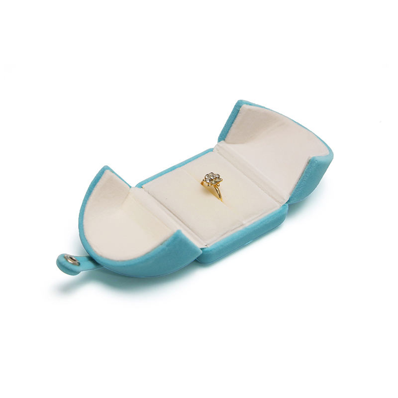 Double Open Velvet Cloth Jewelry Box  (model: JB-34)