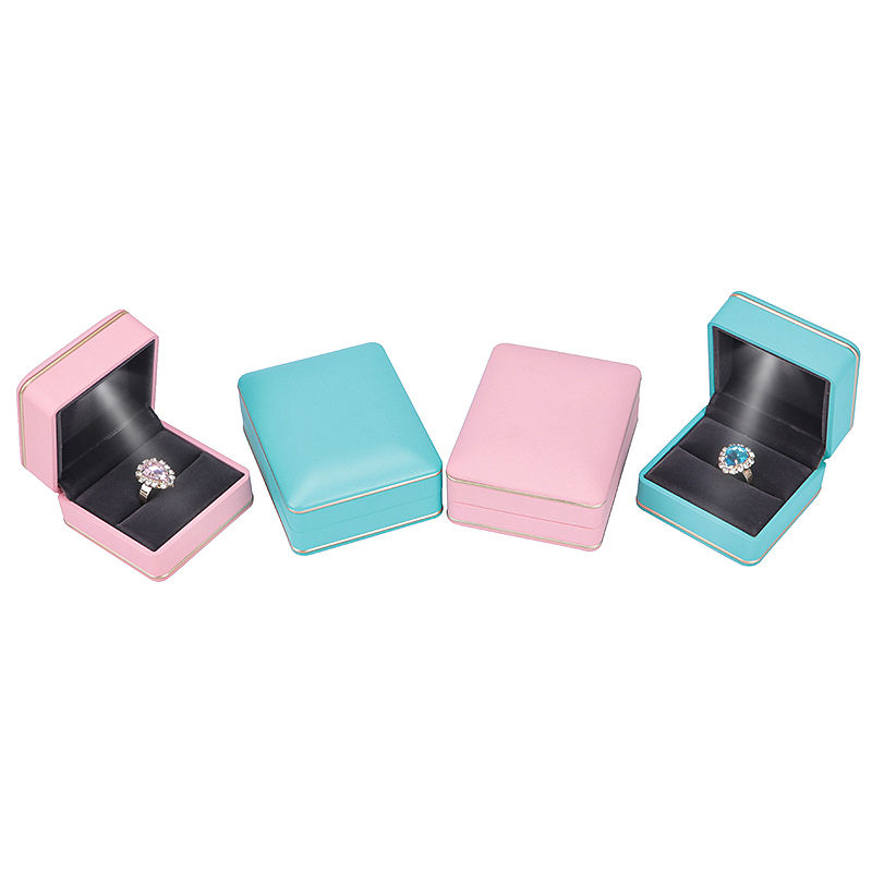 Round Angle LED Light Jewelry Box  (model: JB-45)