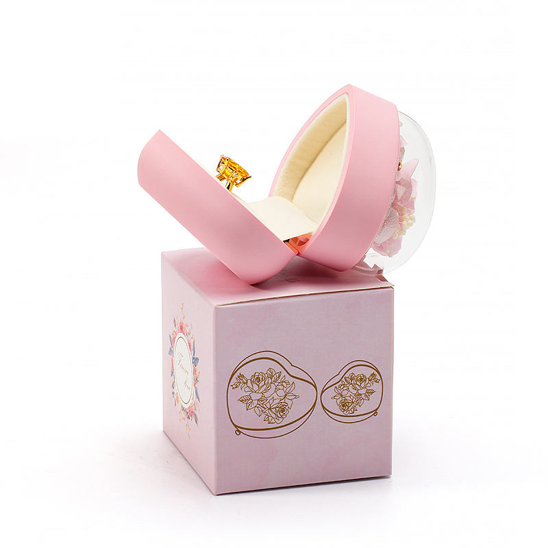 Heart Shape Forever -life Jewelry Box  (model: JB-51)