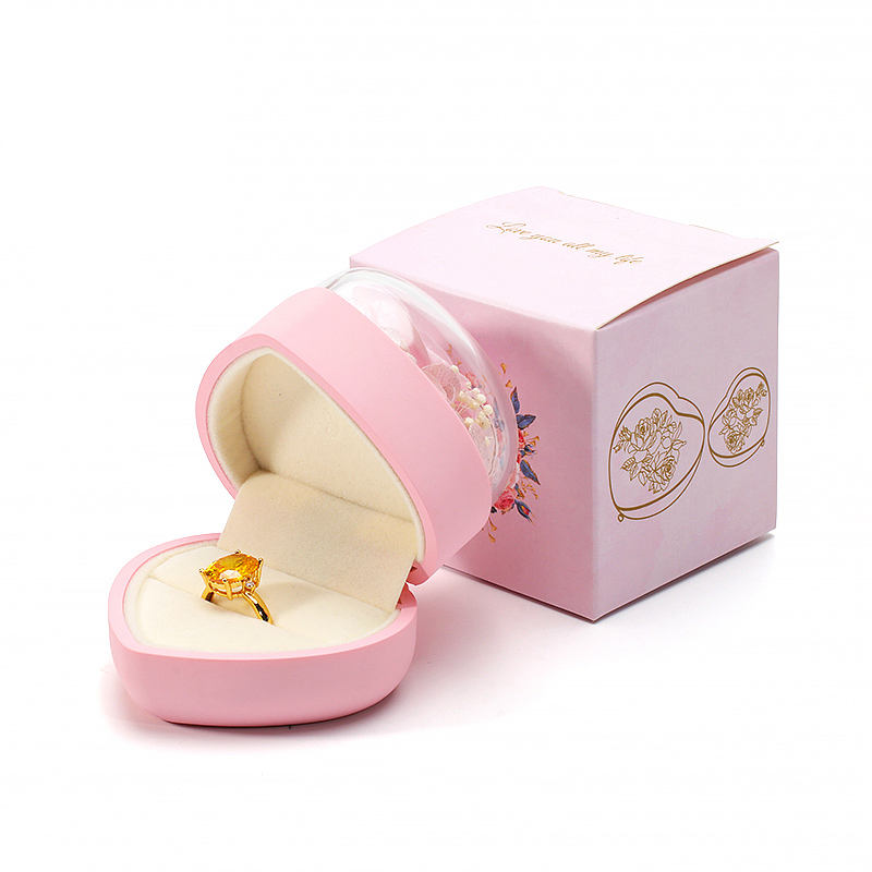 Heart Shape Forever -life Jewelry Box  (model: JB-51)
