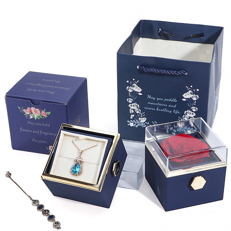 Forever -life Flower Jewelry Box  (model: JB-50)