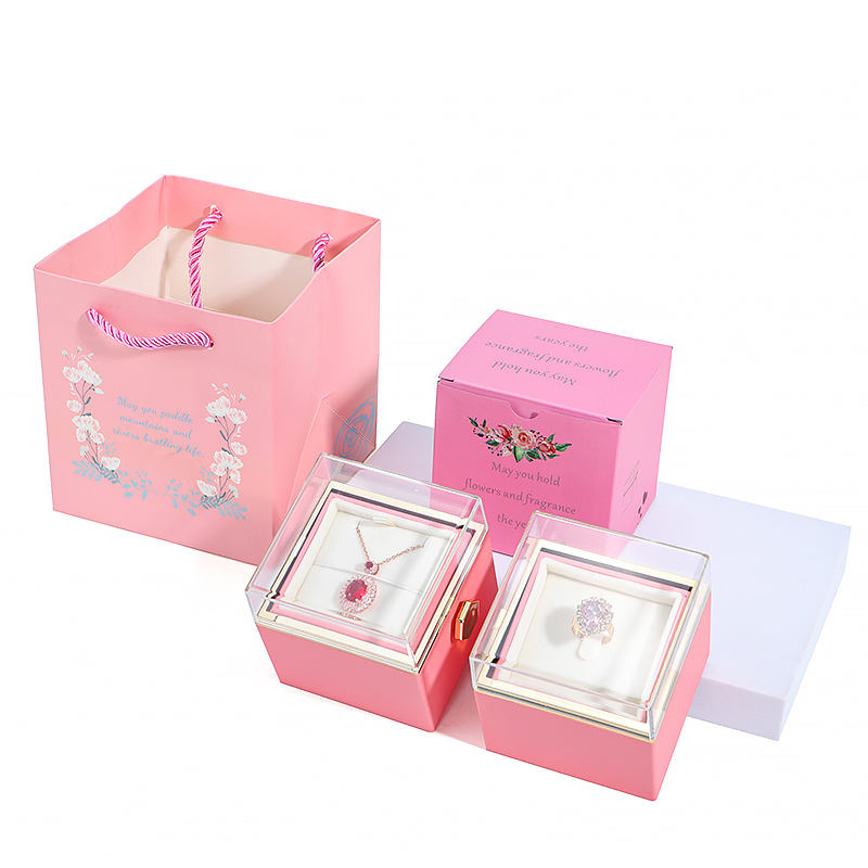 Forever -life Flower Jewelry Box  (model: JB-50)
