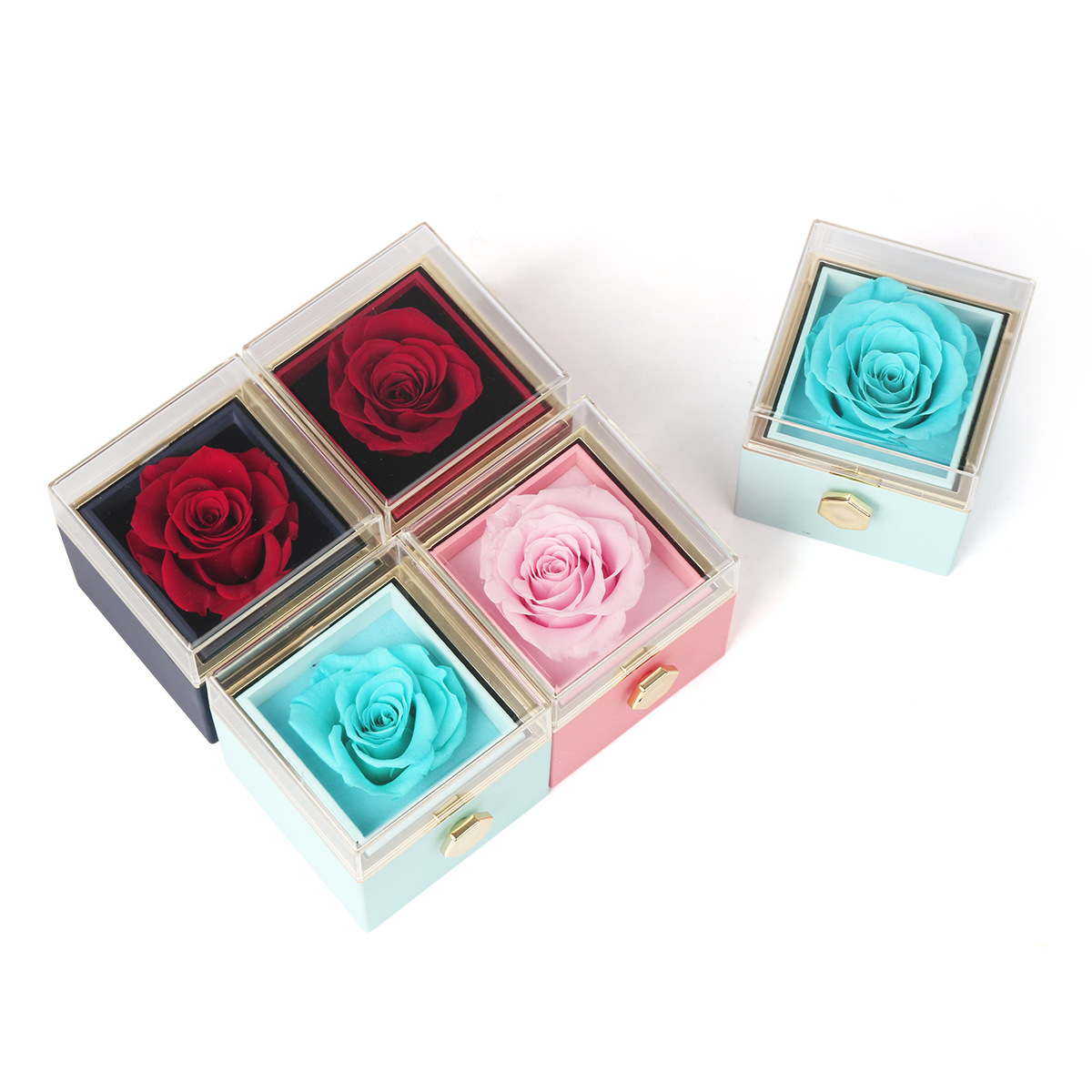 Forever -life Flower Jewelry Box  (model: JB-50)