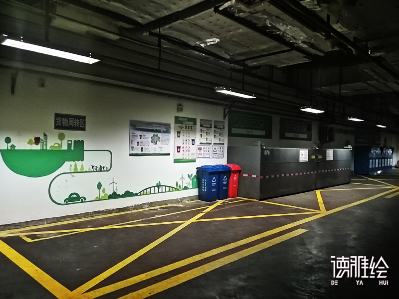 垃圾分类墙绘-青岛市北区垃圾分类集中区墙绘1