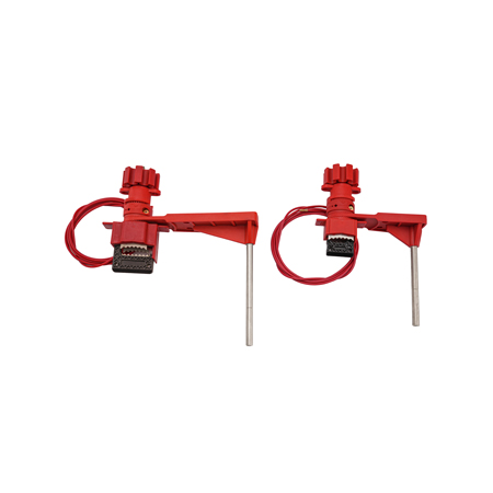 Universal Valve Lockout With Large Blocking Arms,Cable