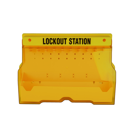 10-Padlock Lockout Station