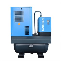 開山一體式空壓機BKX7.5-8靜音螺桿機充氣泵電動空氣壓縮機