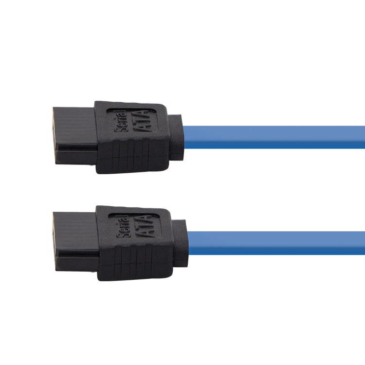 SATA 7Pin blue cable straight type